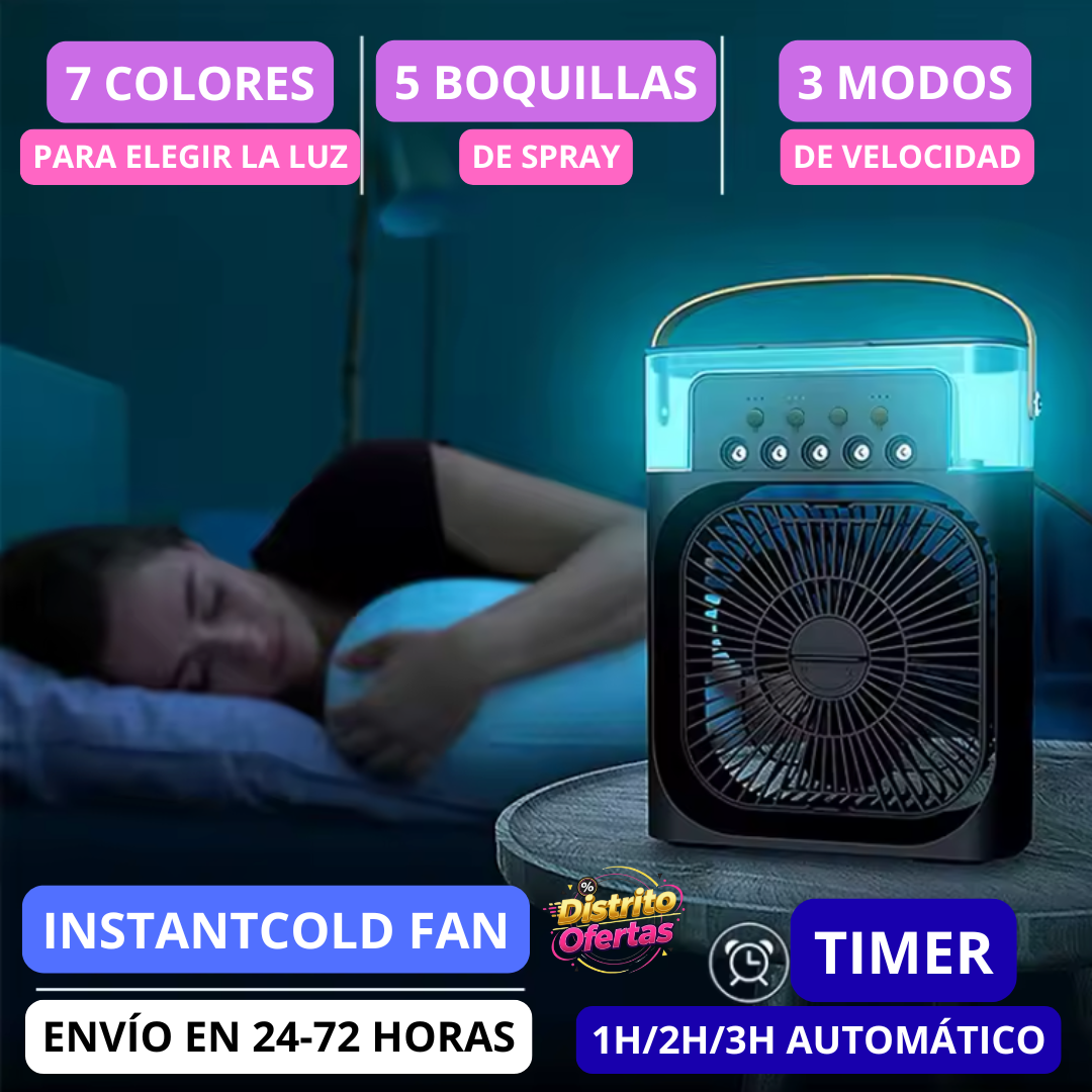 InstantCold Fan™ - A/C, Humidificador y Purificador de Aire