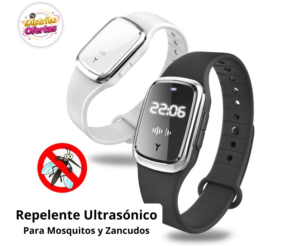 MosquitOFF™ - Brazalete Repele Mosquitos Ultrasónico