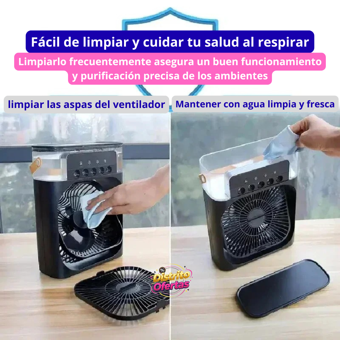 InstantCold Fan™ - A/C, Humidificador y Purificador de Aire