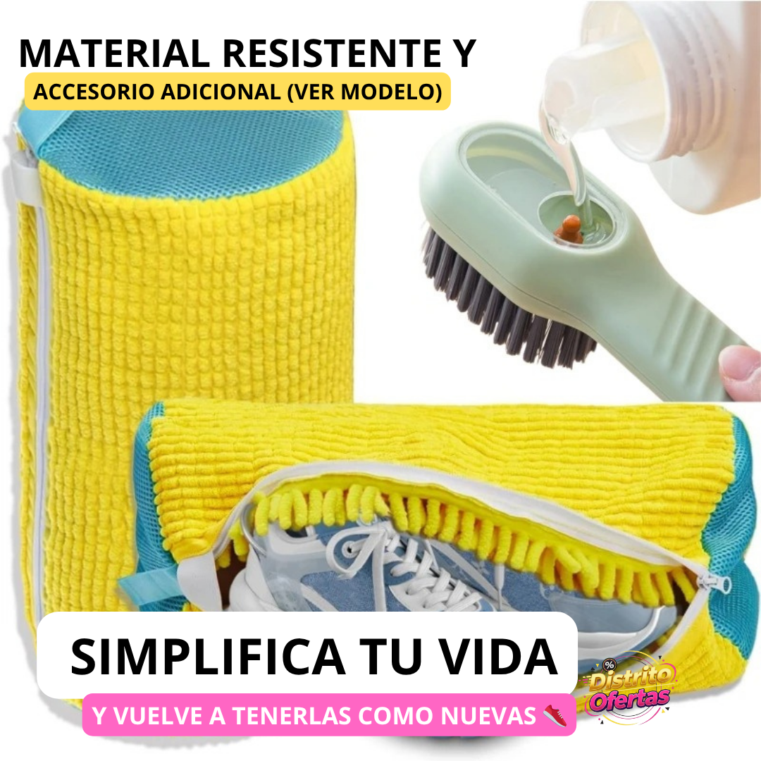 SneakersWash Pro™ - Saco de Zapatillas para Lavadora