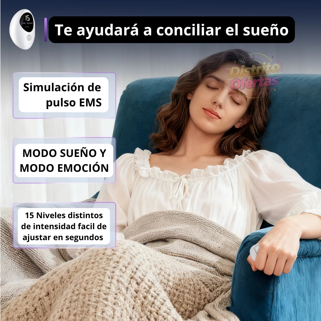 HealthySleep™ - Dispositivo para ayudar a dormir, alivio de la ansiedad, insomnio y del estrés.