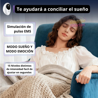HealthySleep™ - Dispositivo para ayudar a dormir, alivio de la ansiedad, insomnio y del estrés.