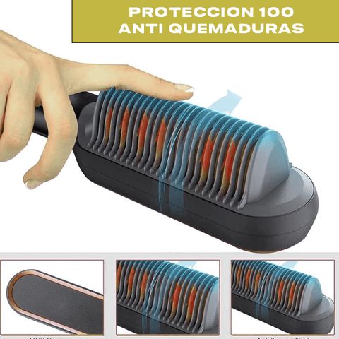 TripleFlow Brush™ - Cepillo Alisador 3 en 1