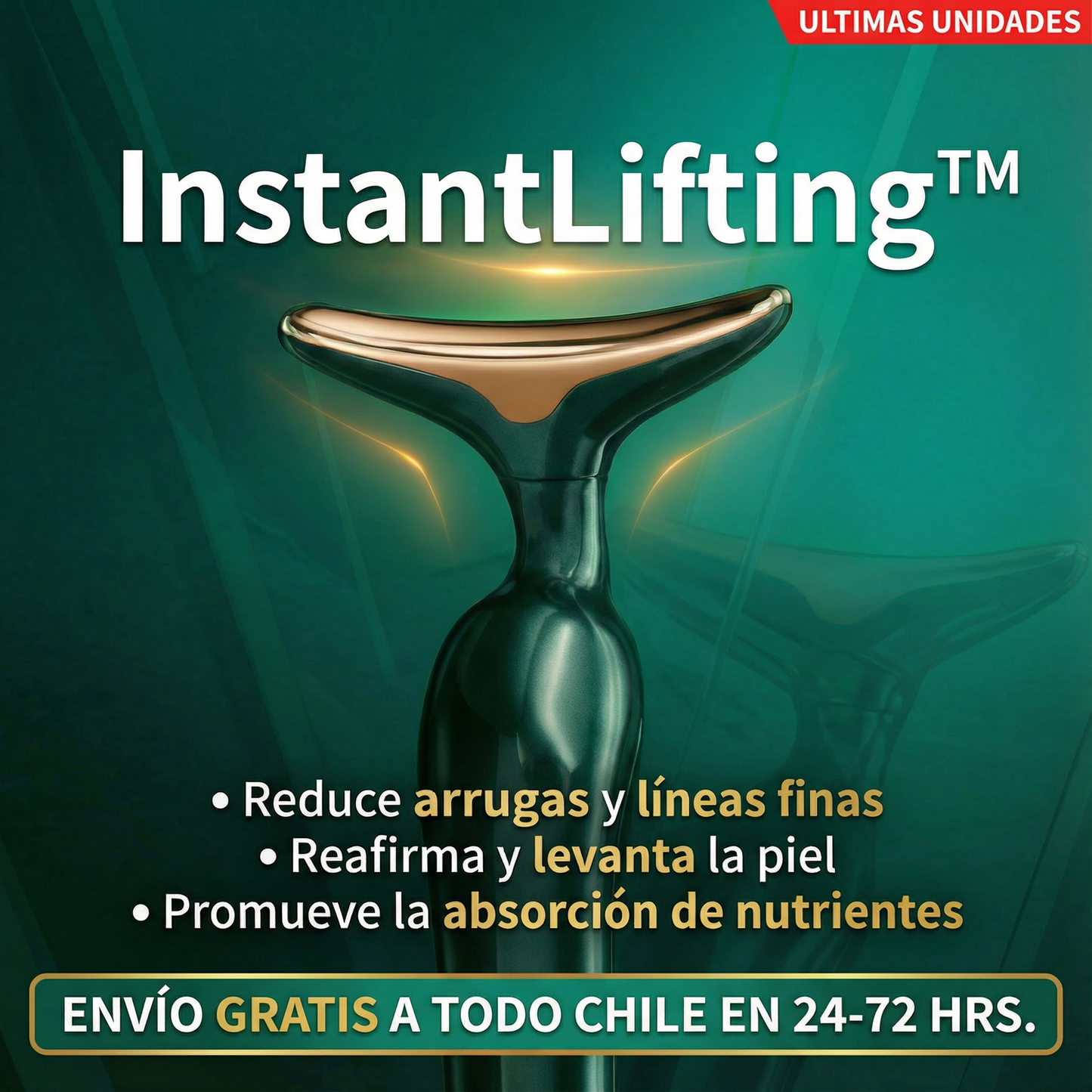 InstantLifting™ - Dispositivo 3 en 1 de Lifting facial, cuello y ojos con EMS⚡️