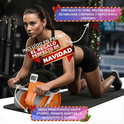 BoostRoll Pro™ – Rueda Abdominal con Efecto Rebote