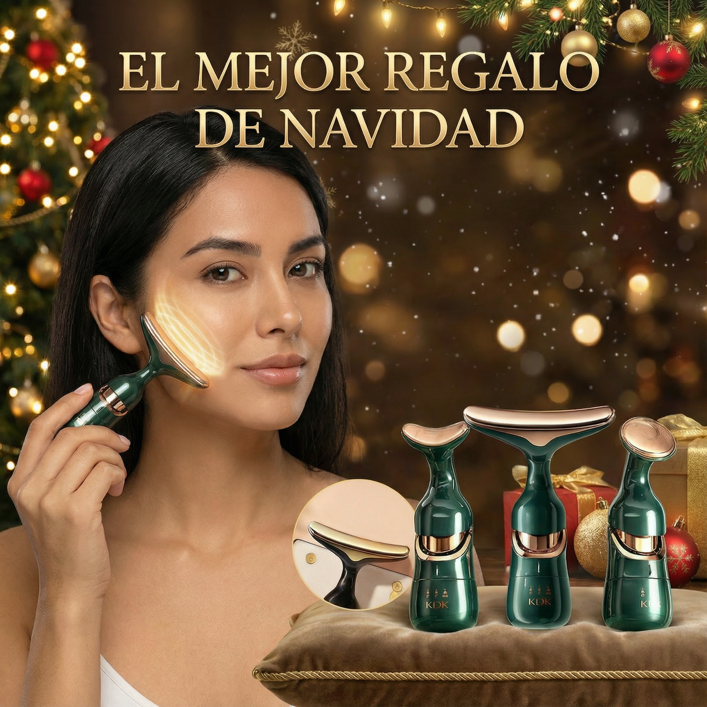 InstantLifting™ - Dispositivo 3 en 1 de Lifting facial, cuello y ojos con EMS⚡️